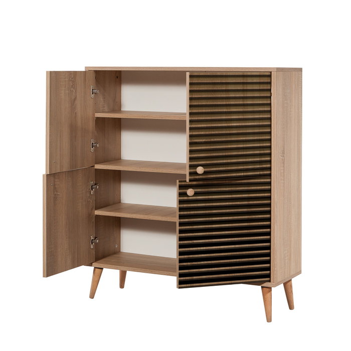 Hanah Home Multilux-220 Armario multiusos Roble Sonoma